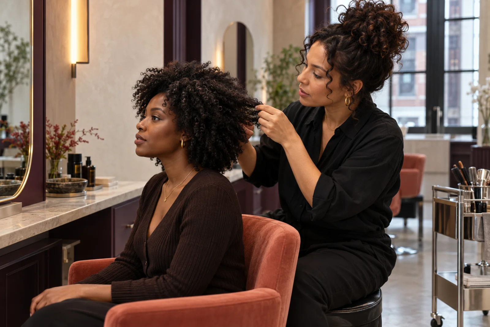 VELORA consultation for natural textured hair